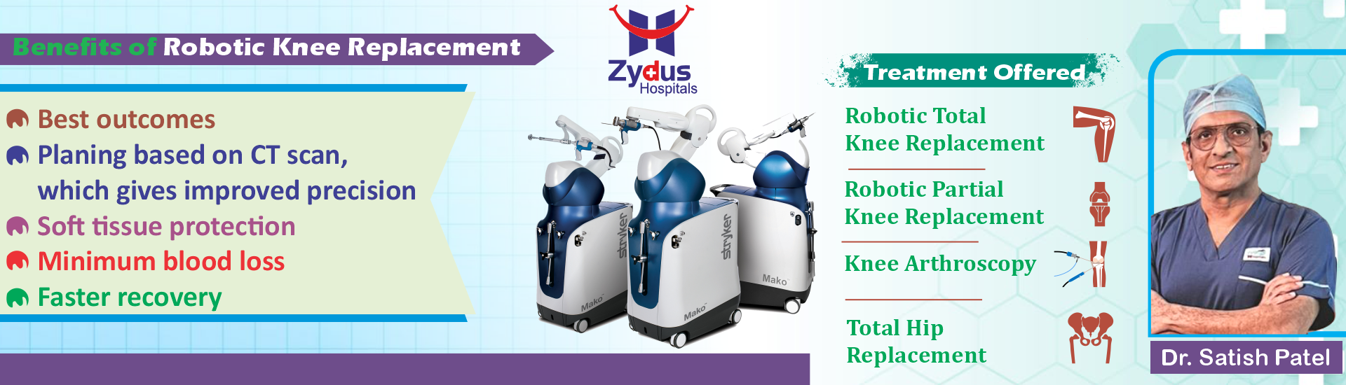 Robotic Knee Replacement Banner 010